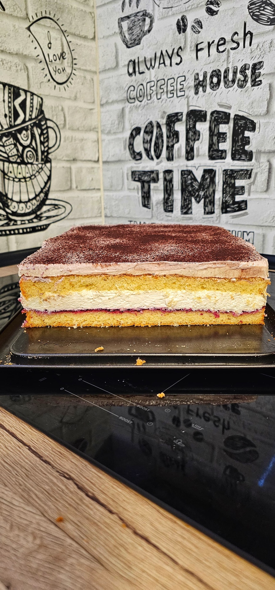 Tiramisu mit Himbeere